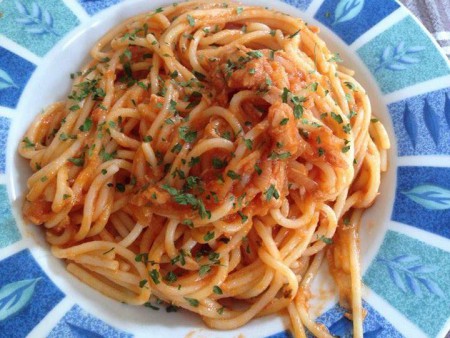 Spaghetti col tonno